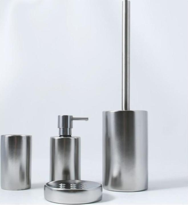 Productafbeelding Steinbach Tube zeepdispenser geborsteld zilver mat