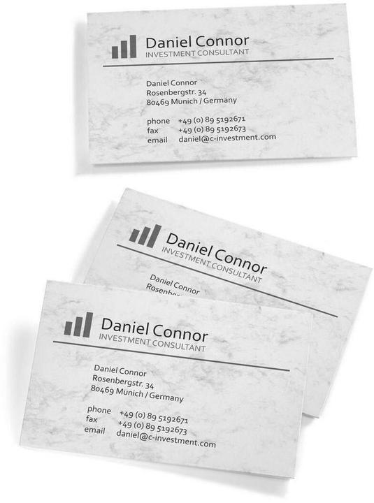 Produktbild Sigel Design-Visitenkarten 3C (85 x 55 mm)