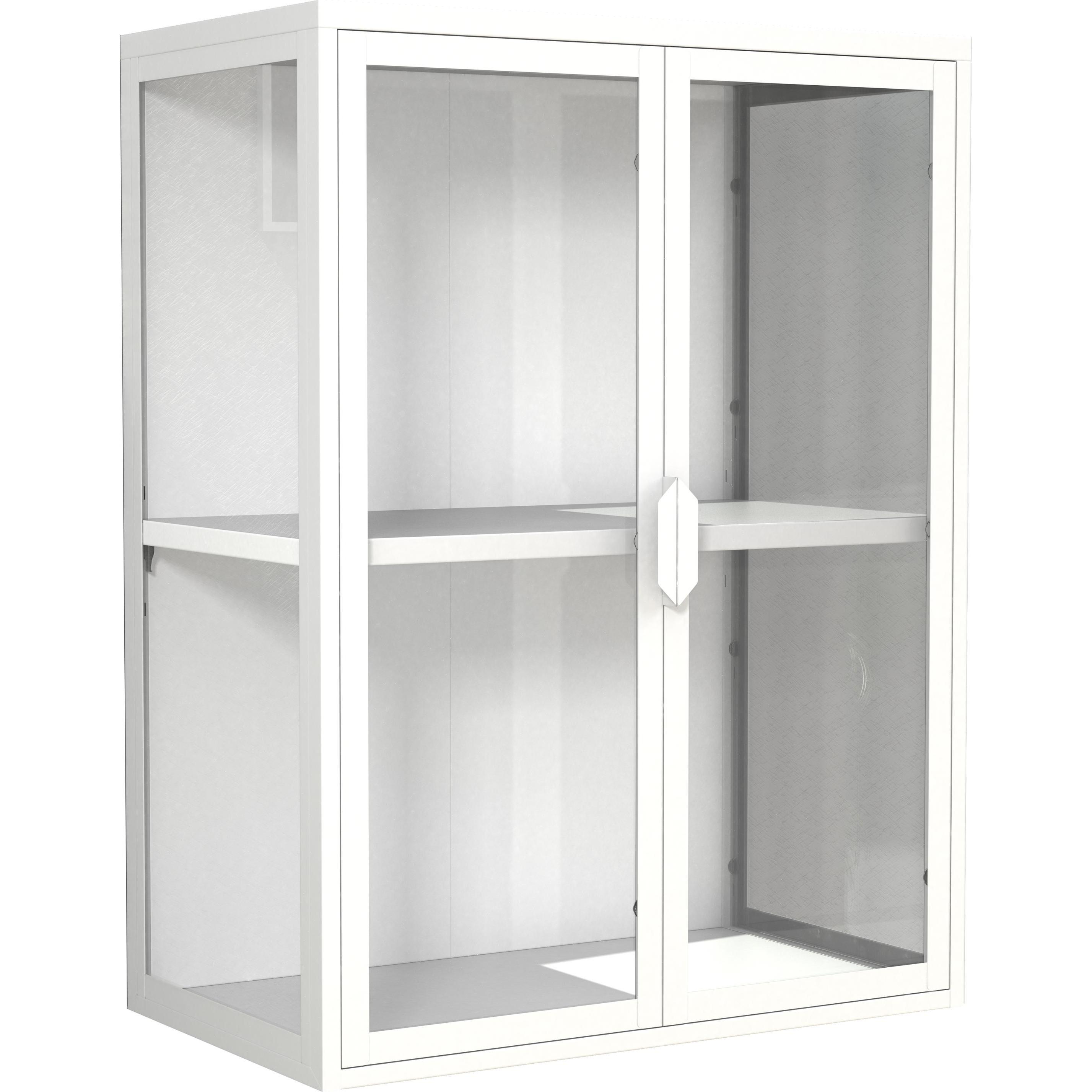 VCM, Vitrine + Buffetschrank, Wandvitrine Hängevitrine Glas Floka M (60 x 35 x 80 cm)