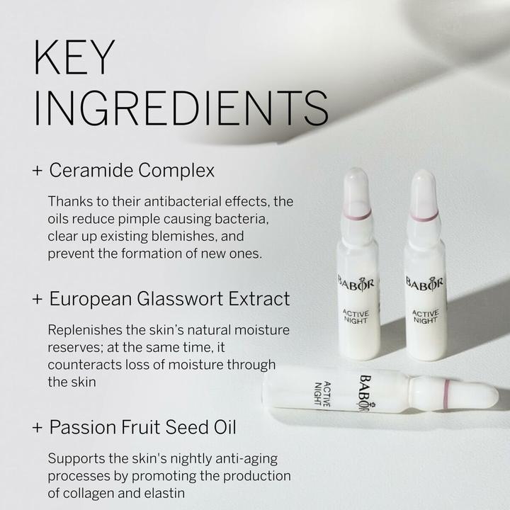 Actual product image Babor AMPOULE CONCENTRATES - Active Night (2 ml)