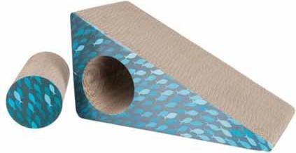 Actual product image Trixie 2-piece scratching ramp (Turquoise)