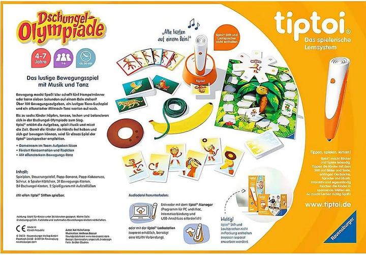 Produktbild tiptoi Dschungel-Olympiade (Deutsch, 4 - 7 Jahre)