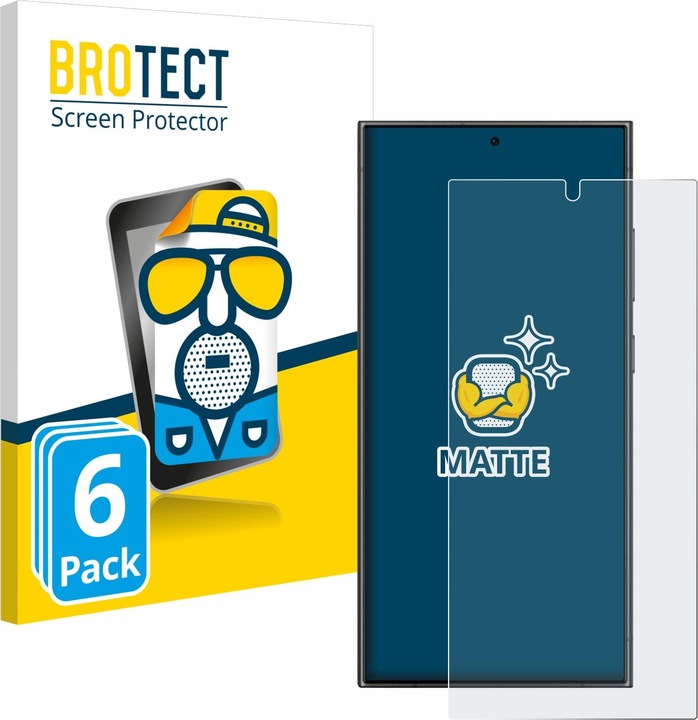 Actual product image BROTECT Anti-glare screen protector matt (6 Piece, Samsung Galaxy S24+)