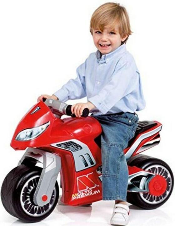 Actual product image Molto The balance motorbike is red