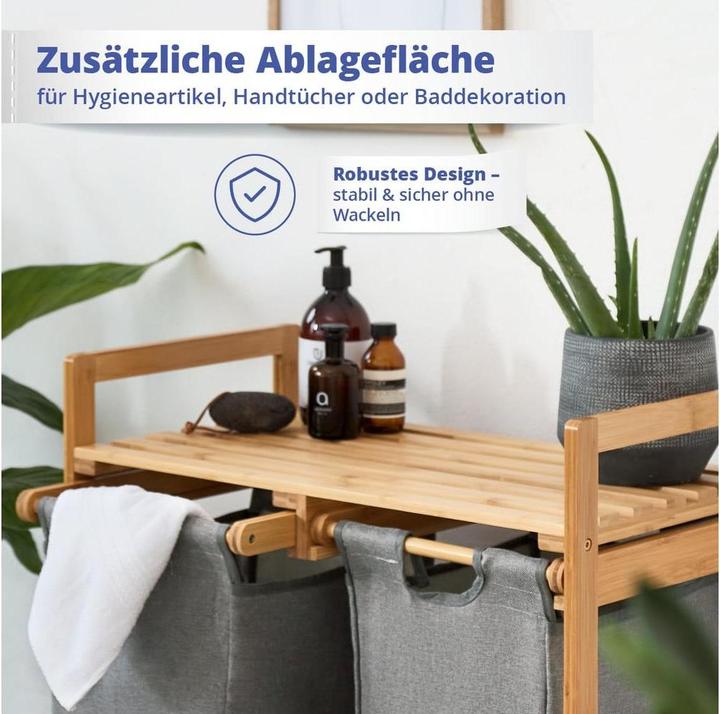 Actual product image Lumaland Wäschekorb (60 l)
