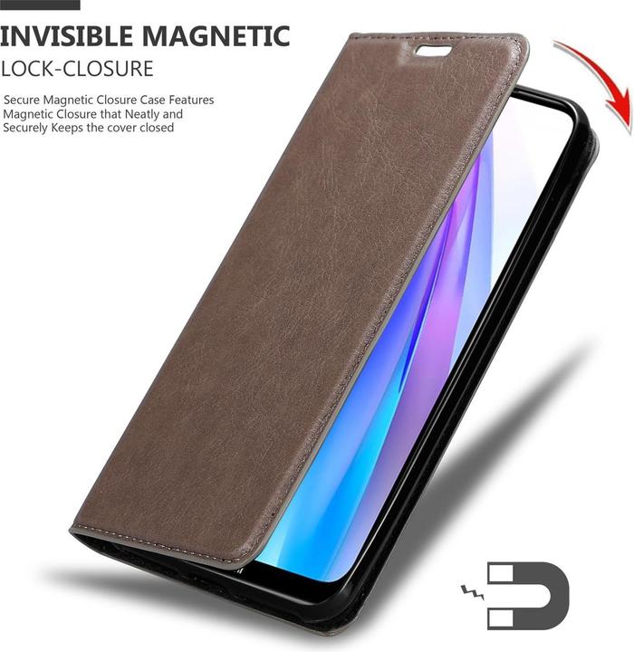 Image du produit Cadorabo Book Couverture magnétique invisible (Xiaomi Redmi Note 8T)