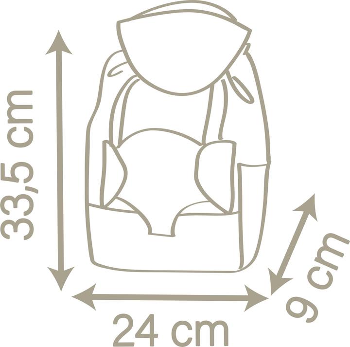 Actual product image Smoby BabyNurse Backpack