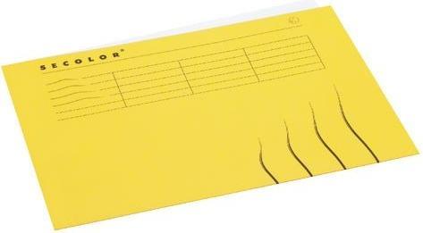 Actual product image Tarifold File cover Djois Secolor DIN A4 paper 310 mm x 225 mm yellow (A4, 1 x)