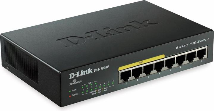Produktbild D-Link Dgs-1008p (8 Ports)