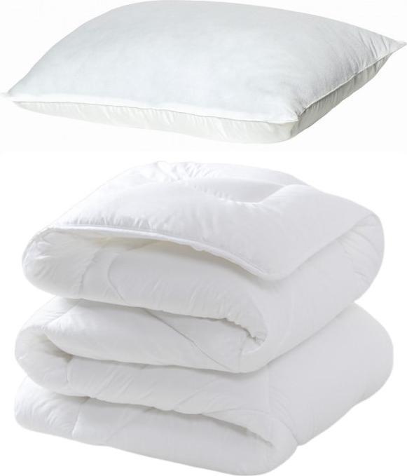 Cotton Box Duvet and pillow set microfibre 160x210 - 50x70cm (160 x 210 cm)