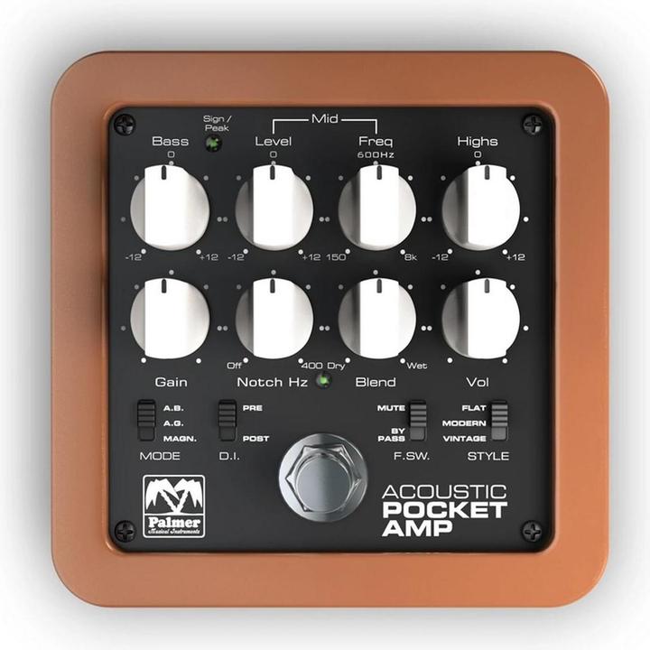 Produktbild Palmer Audio POCKET AMP ACOUSTIC Portabler Preamp (Bass, Gitarre)