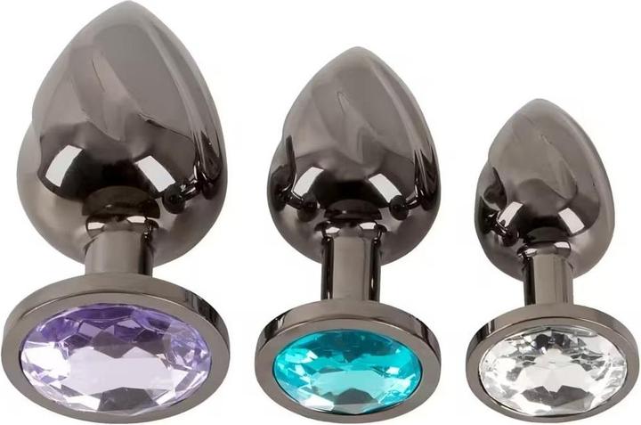 Produktbild Anos Metal Butt Plug Set