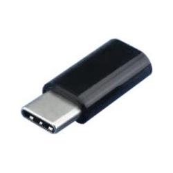 EFB Elektronik EBUSBCM-MIKROBF Kabelschnittstellen-/Gender-Adapter USB-C USB Micro-B Schwarz, Weiteres Smartphone Zubehö...