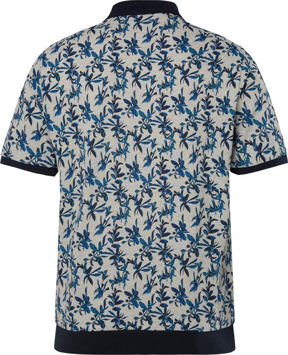 Actual product image Men+ Poloshirt, Halbarm, Bauchfit, Piqué, Alloverdruck, bis 84/86 (74)