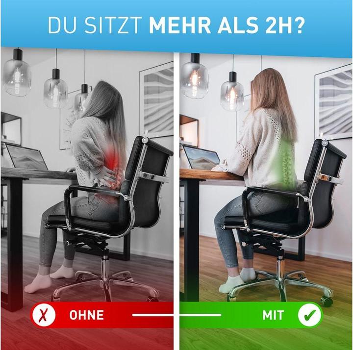 Produktbild Flipline Keilkissen mit Samtbezug – Antirutschbezug, Material (37 x 33 cm)