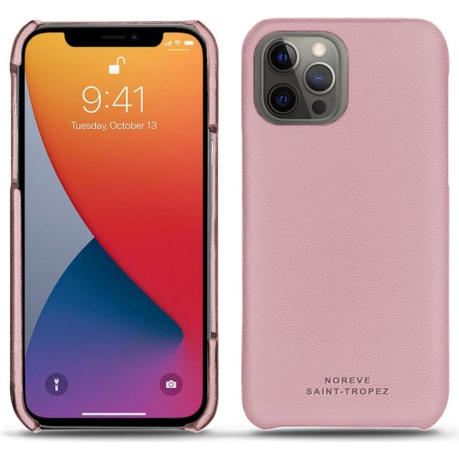 Noreve Lederschutzhülle (Apple iPhone 13 Pro), Smartphone Hülle, Rosa