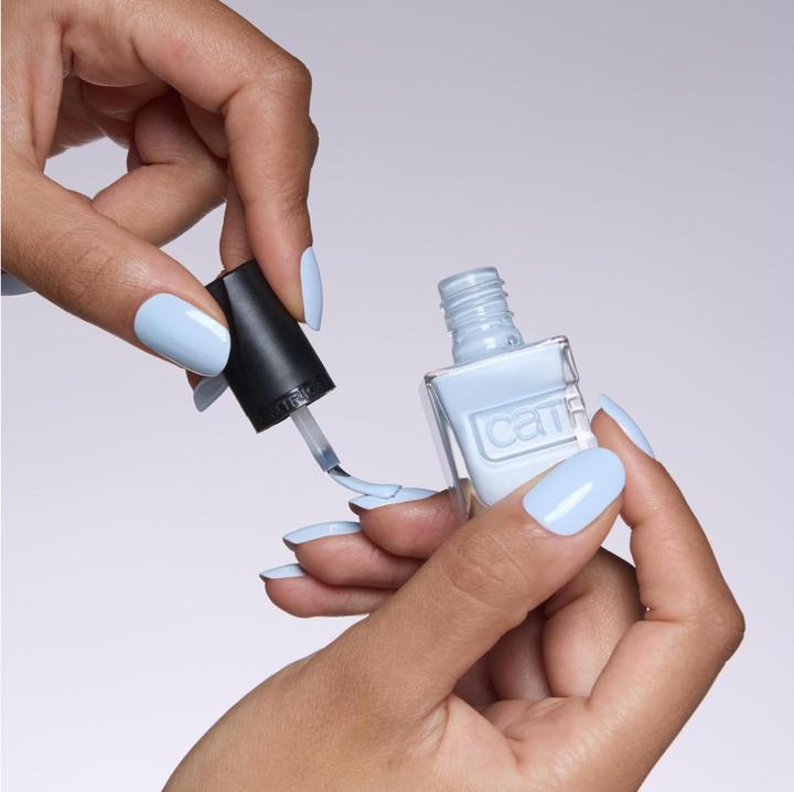 Actual product image Catrice Gel Affair Nail Lacquer No. 029 Blue Long-Lasting (029 Blue You A Kiss, Gel-Effect Nail Polish)