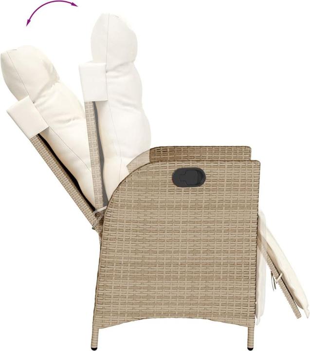 Produktbild vidaXL Gartensessel verstellbar