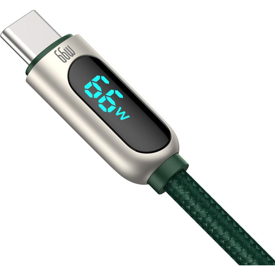 Thumbnail - Baseus Display Cable USB to Type-C, 66W, 1m (green) (1 m), USB Kabel