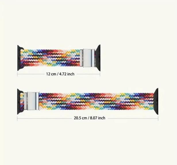 Image du produit PhoneLook Bracelet en nylon élastique tressé avec des sangles extensibles pour clair (Nylon)