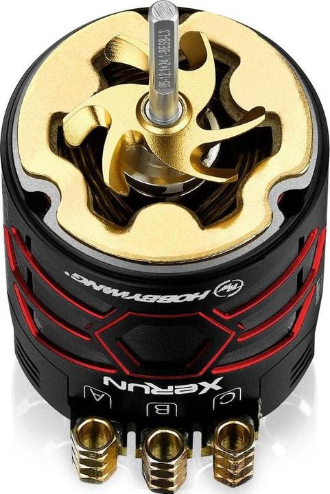 Image du produit Hobbywing Moteur Brushless Sensored Xerun D10 Drift 13.5T, rouge