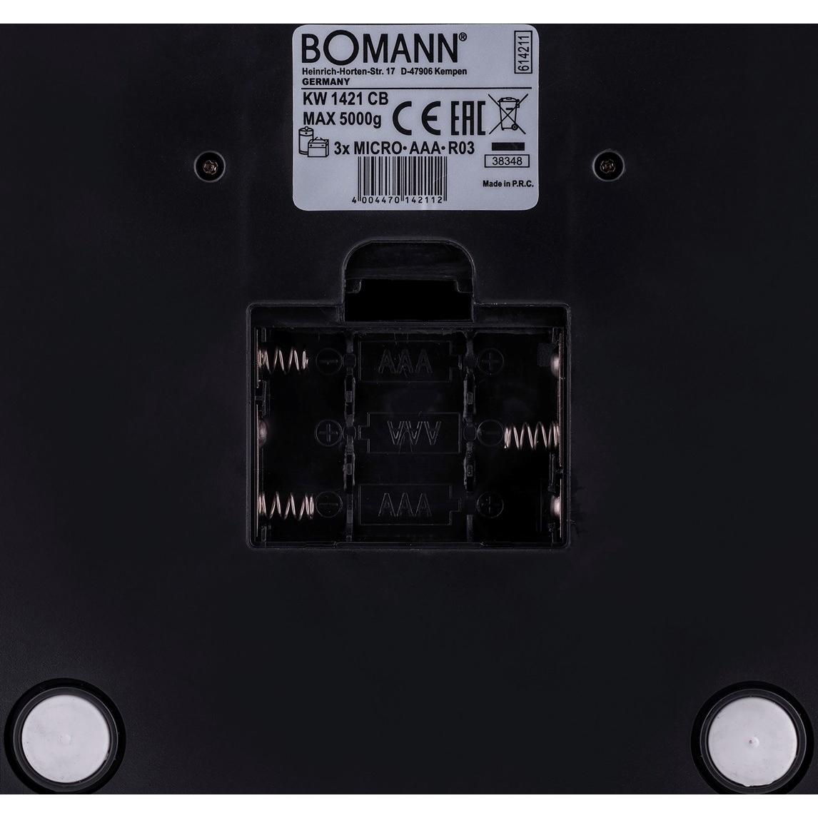 Thumbnail - Bomann Kw 1421 Cb, Küchenwaage, Schwarz
