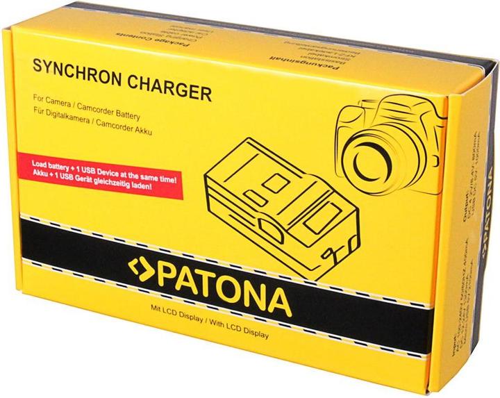 Actual product image Patona Synchronous USB Charger Canon BP808 (Camera battery charger)