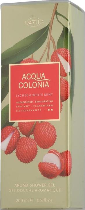 Produktbild Acqua Colonia 4711 Acqua Colonia Lychee & White Mint Aroma Shower Gel (200 ml)
