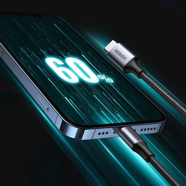 Produktbild Ugreen Lightning – USB C (2 m, USB 2.0)
