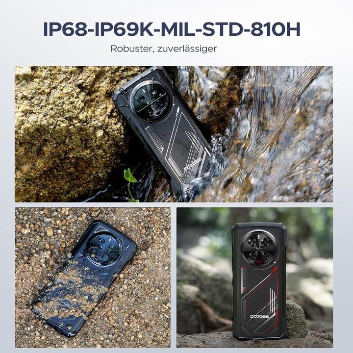 Immagine prodotto Doogee V40 (512 GB, Argento, Rosso, 6.78", Doppia SIM, 5G)