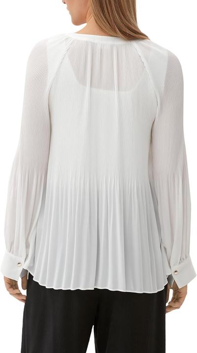 Produktbild s.Oliver Bluse Bluse mit Plissée-Struktur (38)