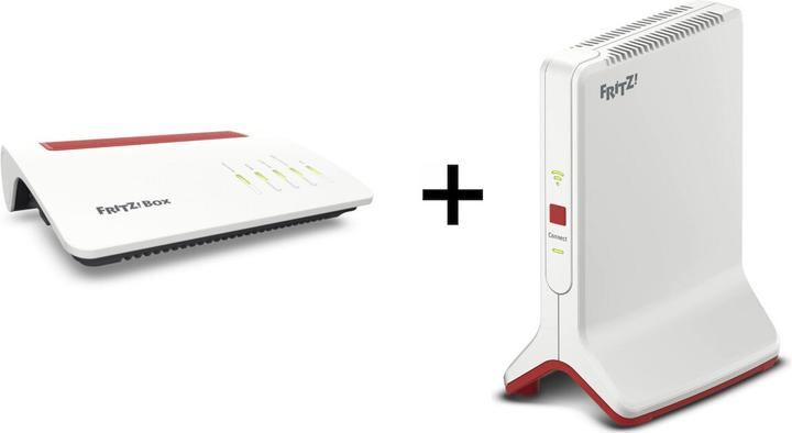 Produktbild FRITZ! Bundle Fritz!Box 7590 AX + Repeater 3000