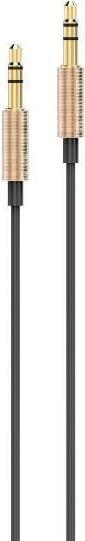 Awei cable AUX-001 jack 3.5 - jack 3.5 złoty/gold (1 m, AUX cable)