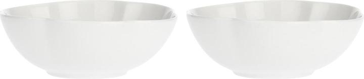 La Porcellana Bianca Set mit 2 grossen runden Schalen Villadeifiori - weiss 23 cm (0.20 l, 1x)