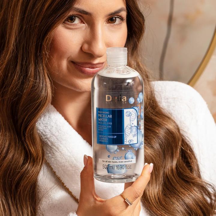 Actual product image Delia Cosmetics Micellar Water Hyaluronic Acid (Micelle water, 500 ml)