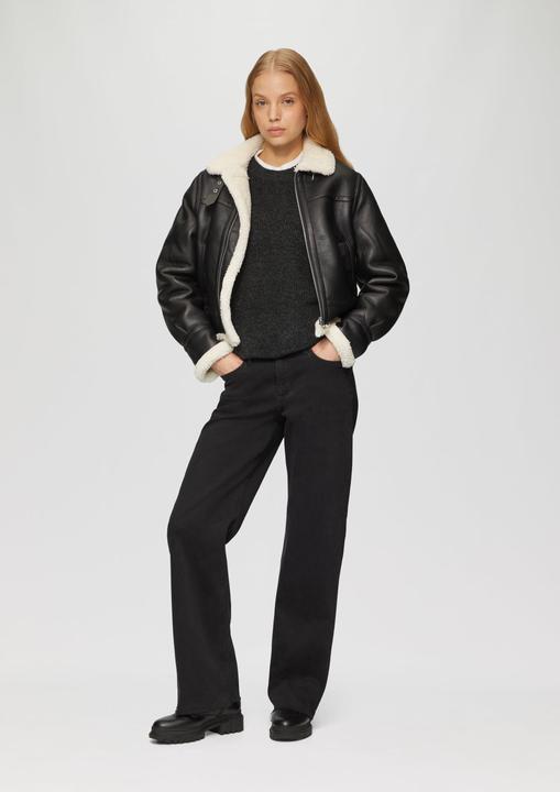 Immagine prodotto S.Oliver Strickpullover Melierter Strickpullover mit überschnittenen Ärmeln (XXL)