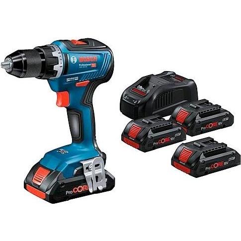 Thumbnail - Bosch Professional, Bohrmaschine + Akkuschrauber, Prof. Set: Akku-Schlagbohrschrauber GSB 18V-55, 3 x ProCORE18V 4.0Ah, ...