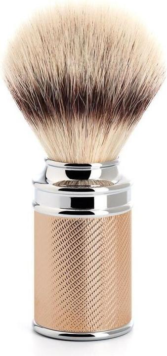 Mühle Rasierpinsel, Silvertip Fibre®, HANDARBEIT, Griff aus Metall, rot vergol (Rasierpinsel)