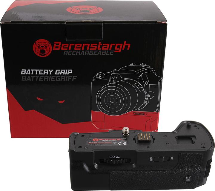 Berenstargh Battery grip Panasonic DMW-BGG1RC G80 G85 G90 G95 for 1 x DMW-BLC12 battery incl. remote control (Battery grip)