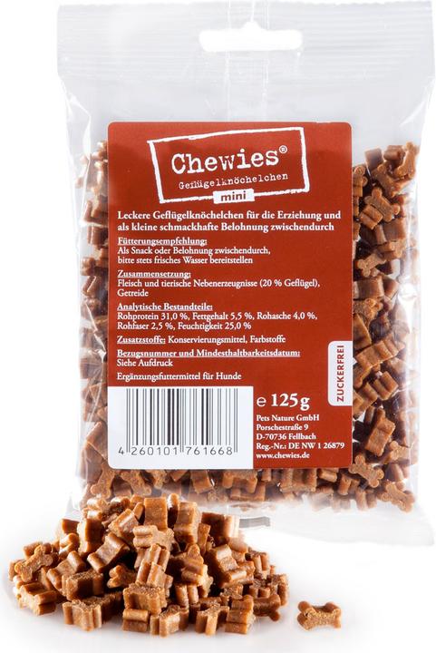 Produktbild Chewies Mini Knöchelchen (Adult, 1 Stk., 130 g)