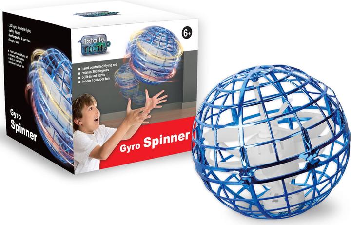 Immagine prodotto Totally Tech Gyro Spinner Flying Ball blu
