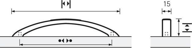 Produktbild Hettich Möbelgriffe ProDecor Bracara