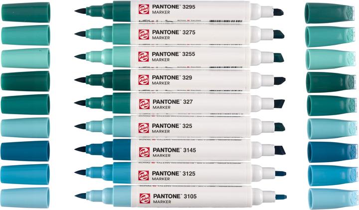 Immagine prodotto Talens Pantone Marker 9x Set Blue/Green, Strichstärke: Keine (9x)