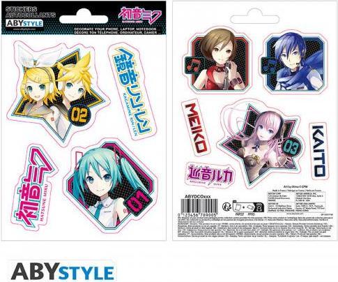 GB Eye Hatsune Miku Stickers: 2 sheets Characters 16x11cm - Digitec