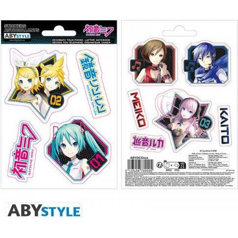 GB Eye, Sticker, Hatsune Miku Stickers: 2 sheets Characters 16x11cm