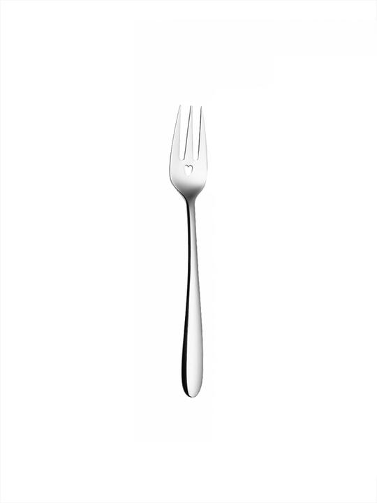 Actual product image Sola Cake fork set with heart (6 Piece, Pitchfork)