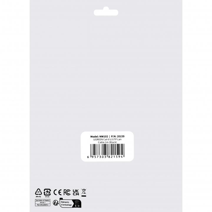 Image du produit Ugreen Netzwerkkabel (U/UTP, CAT6, 1 m)