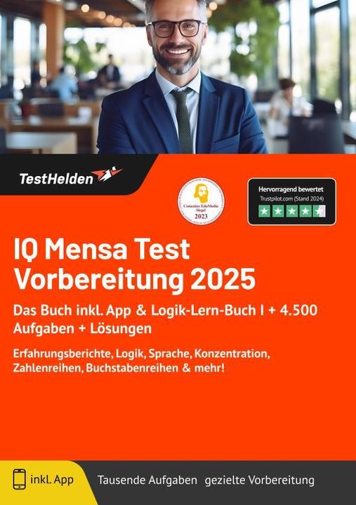 Immagine prodotto Tom Wenk:IQ Mensa Test Vorbereitung 202 (Tedesco, Tom Wenk, 2023)