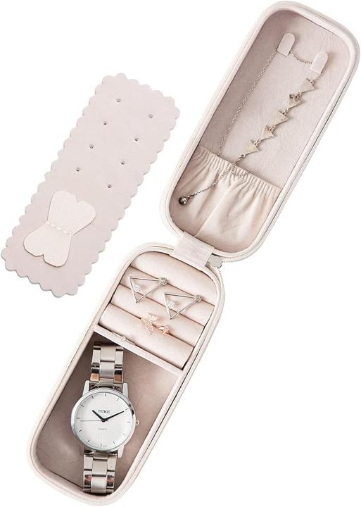 Produktbild Only-Bags.Store Travel Jewelry Box, Portable Jewelry Case, PU Jewelry Box, Small Jewelry Container, Jewelry Boxes