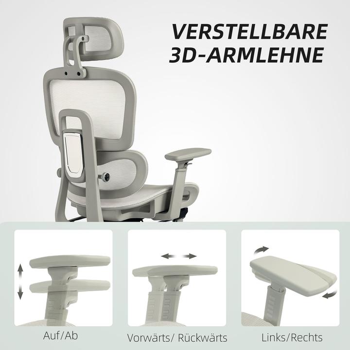 Immagine prodotto Homcom Sedia da ufficio (49 - 57 cm)